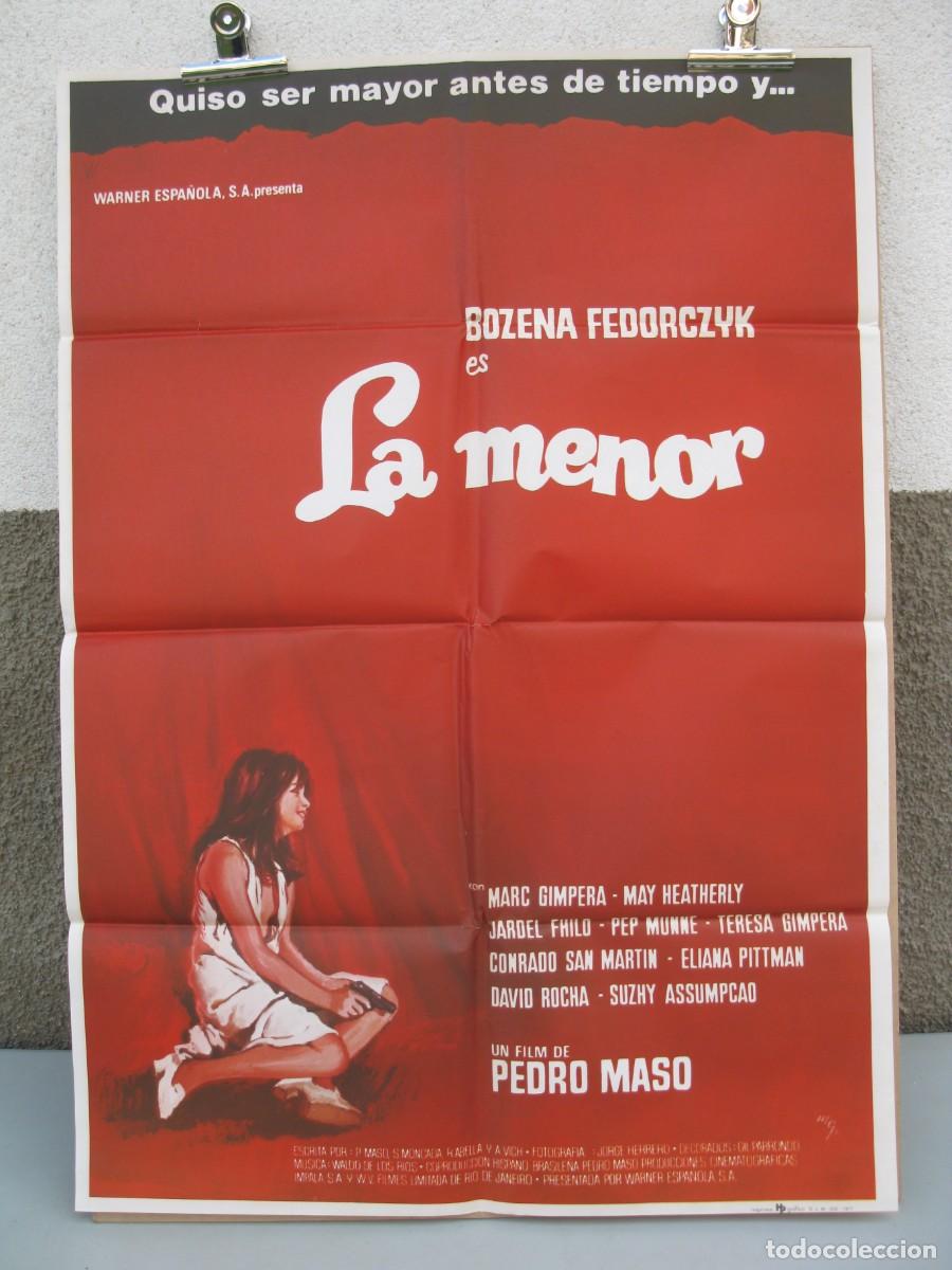 Cine: LA MENOR - P&Oacute;STER - CARTEL DE LA PEL&Iacute;CULA - BOZENA FEDORCZYK - MARC GIMPERA - PEP MUNNE - PEDRO MASO