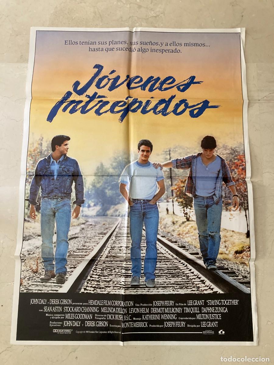 Cine: Cartel cine original JOVENES INTREPIDOS (1989) 70x100 / Sean Astin - Stockard Channing
