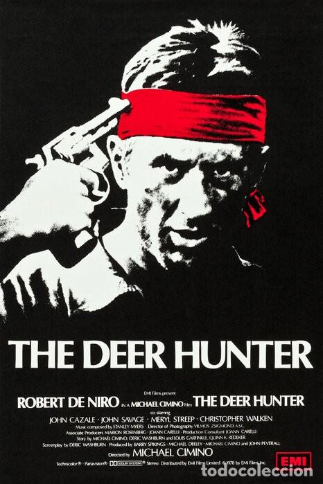 Cine: El cazador - The deer hunter . P&oacute;ster 100x70 cm aprox