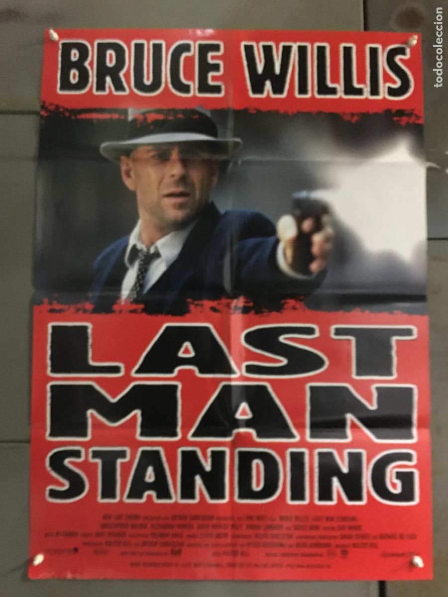 Cine: AFC42 EL ULTIMO HOMBRE BRUCE WILLIS POSTER ORIGINAL ALEMAN 60x84 h1