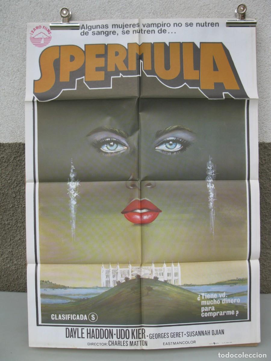 Cine: SPERMULA - P&Oacute;STER - CARTEL DE LA PEL&Iacute;CULA - DAYLE HADDON - UDO KIER - CHARLES MATTON.
