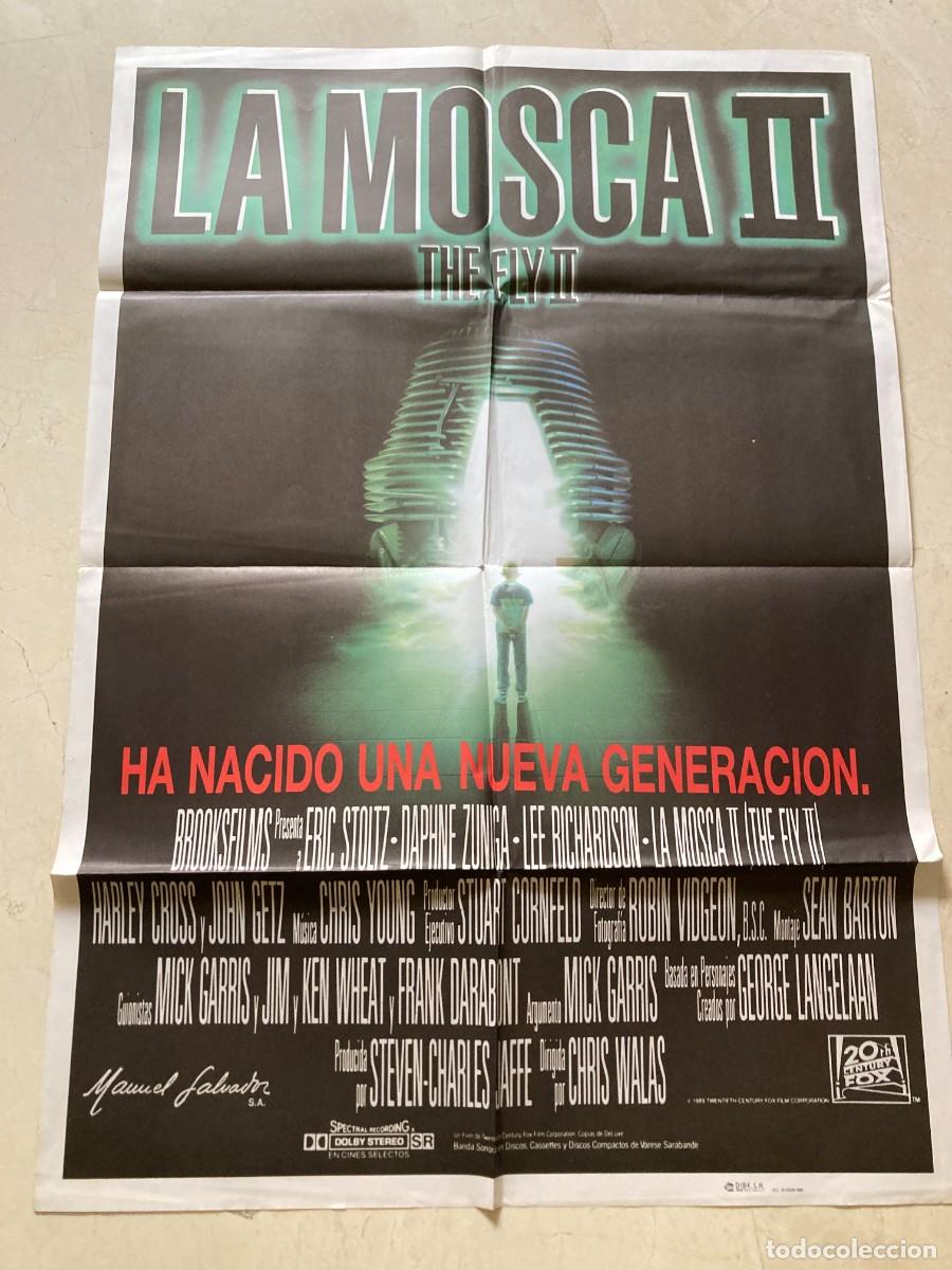 Cine: Cartel cine original LA MOSCA II (1989) 70x100 / Eric Stoltz - Daphne Zuniga