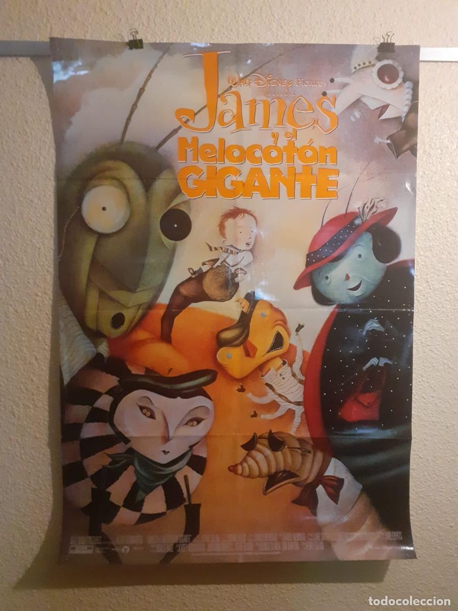Cine: Cartel Original James Y El Melocot&oacute;n Gigante 1996