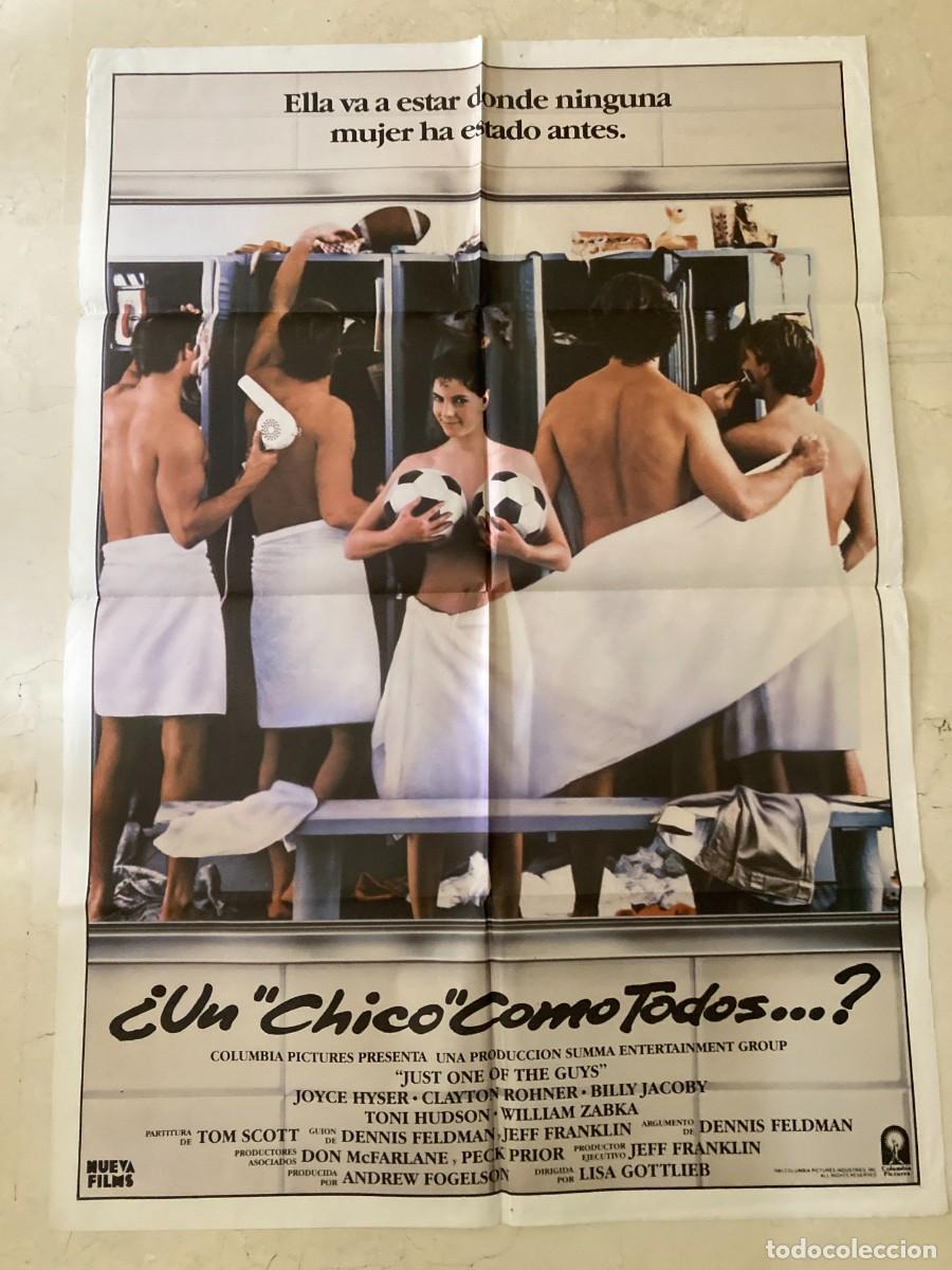 Cine: Cartel cine original &iquest; UN CHICO COMO TODOS ? (1985) 70x100 / Lisa Gottlieb - Joyce Hyser