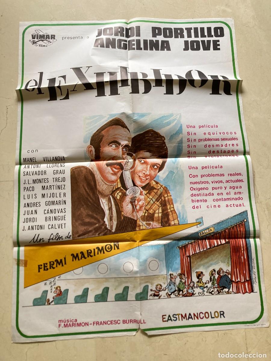 Cine: Cartel cine original EL EXHIBIDOR (1978) 70x100 / Jordi Portillo - Angelina Jov&eacute;