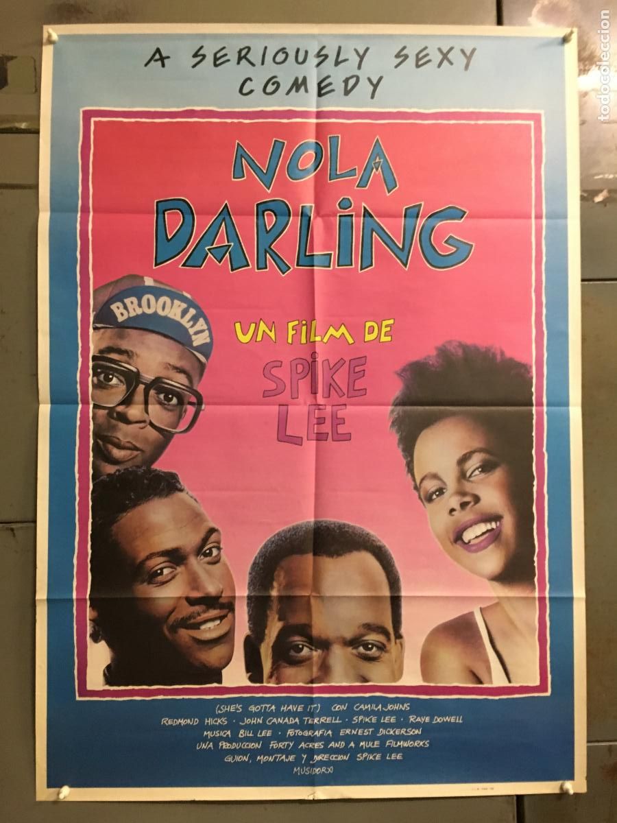 Cine: AFC58 NOLA DARLING SPIKE LEE POSTER ORIGINAL 70X100 ESTRENO h0