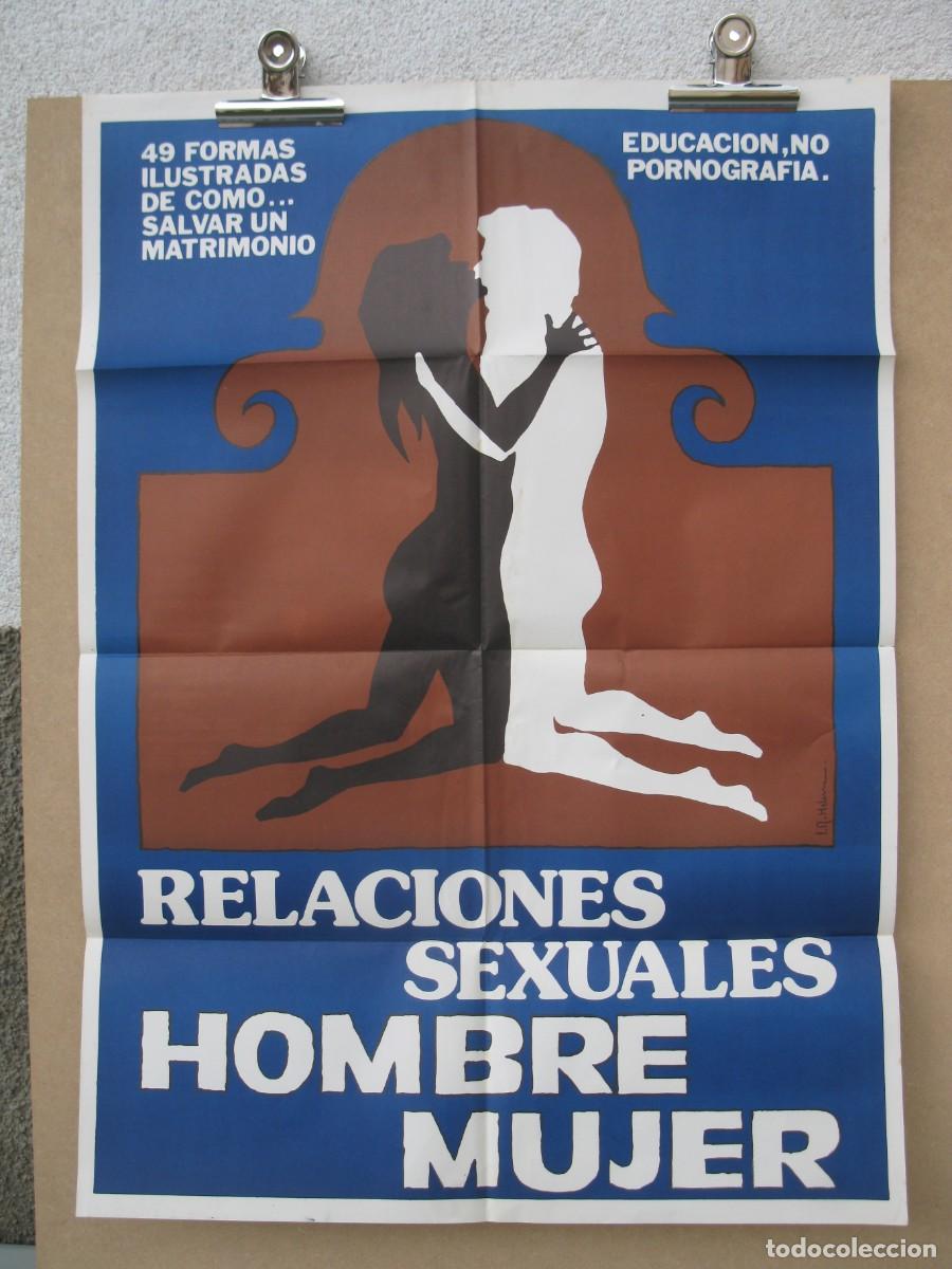 Cine: RELACIONES SEXUALES HOMBRE MUJER - P&Oacute;STER - CARTEL DE LA PEL&Iacute;CULA.