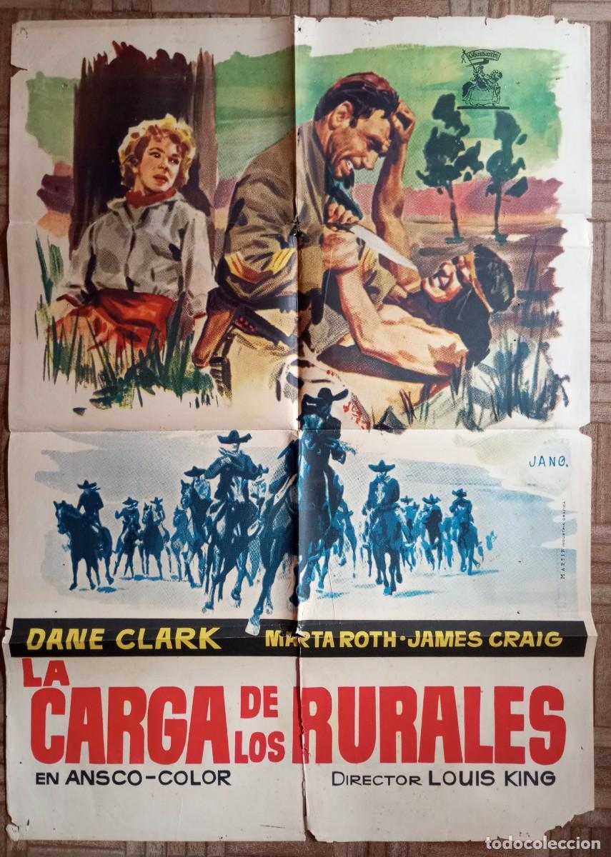 Kino: LA CARGA DE LOS RURALES. POSTER ESTRENO. DANE CLARK