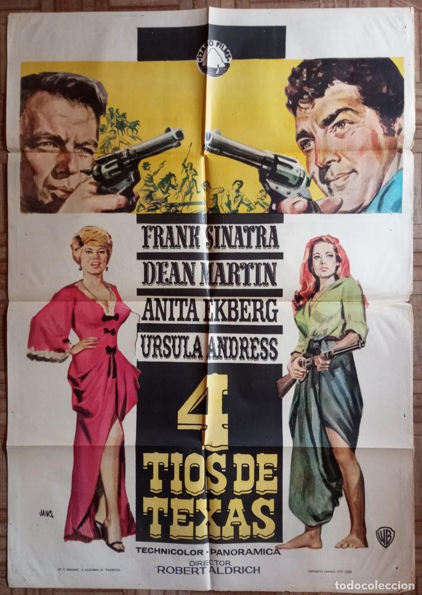 Kino: 4 T&Iacute;OS DE TEXAS. FRANK SINATRA, DEAN MARTIN, ANITA EKBERG, URSULA ANDRESS