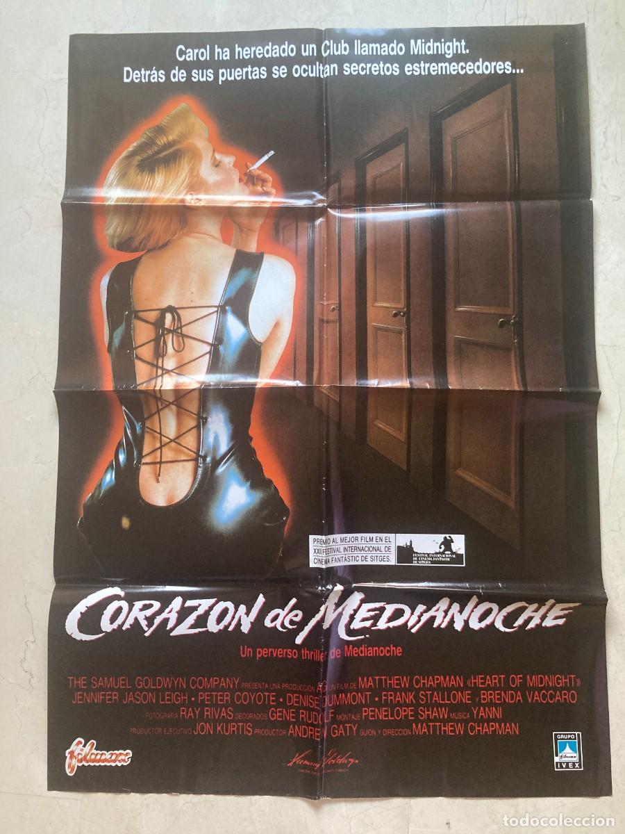 Cine: Cartel cine original CORAZON DE MEDIANOCHE (1988) 70x100 / Jennifer Jason Leigh - Steve Buscemi