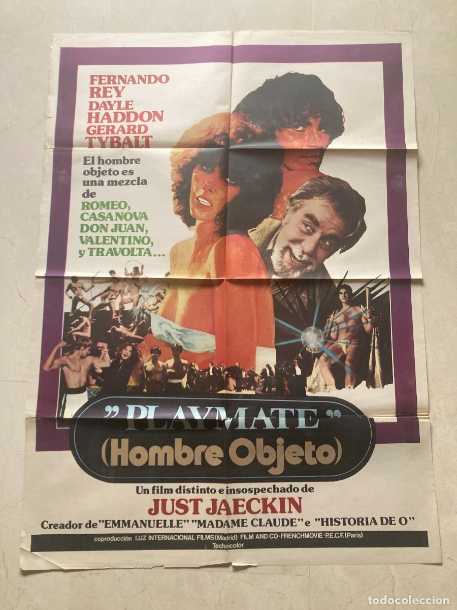 Cine: Cartel cine original PLAYMATE - HOMBRE OBJETO - (1978) 70x100 / Just Jaeckin - Fernando Rey