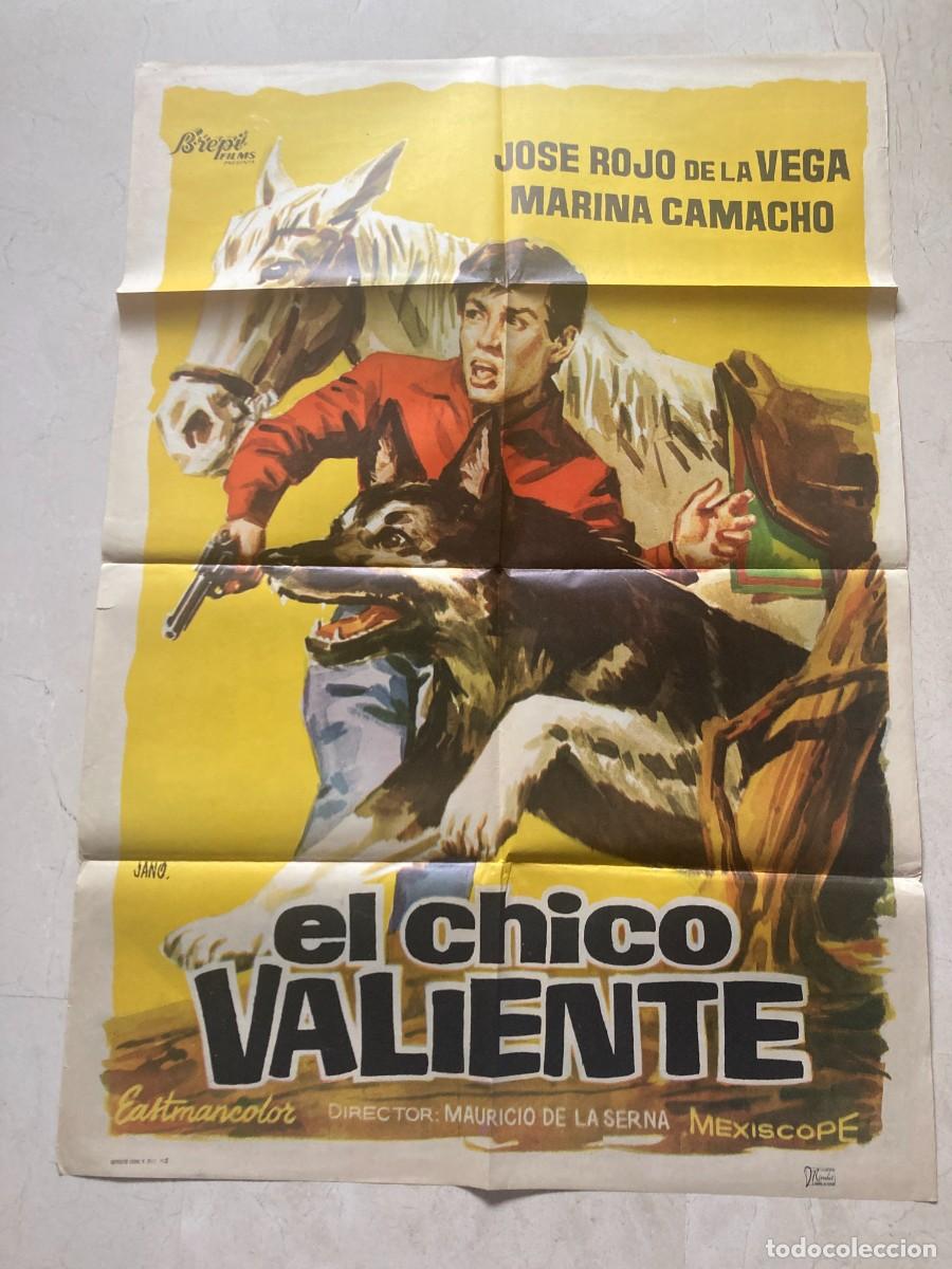 Cinema: Cartel cine original EL CHICO VALIENTE (1960) 70x100 / Joaqu&iacute;n Cordero - Marina Camacho / JANO