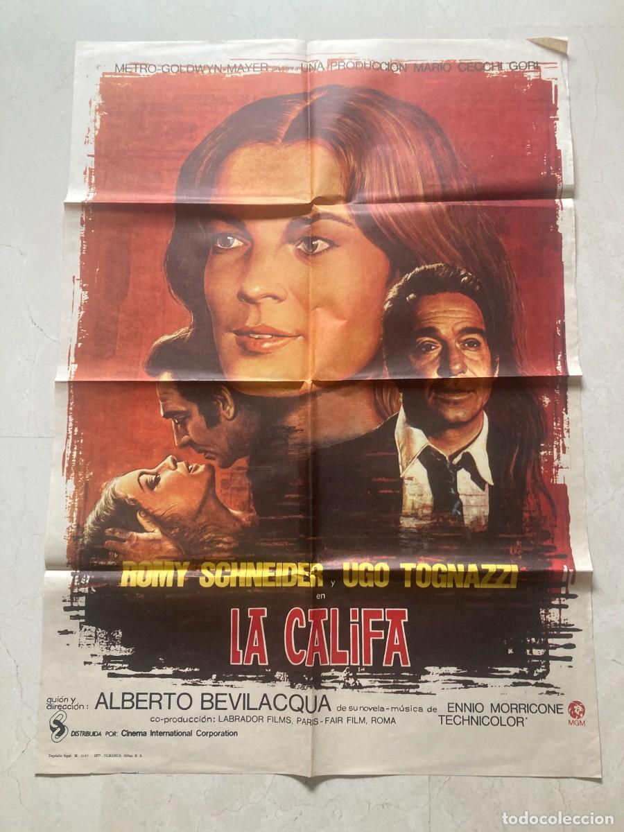 Cine: Cartel cine original LA CALIFA (1970) 70x100 / Ugo Tognazzi - Romy Schneider