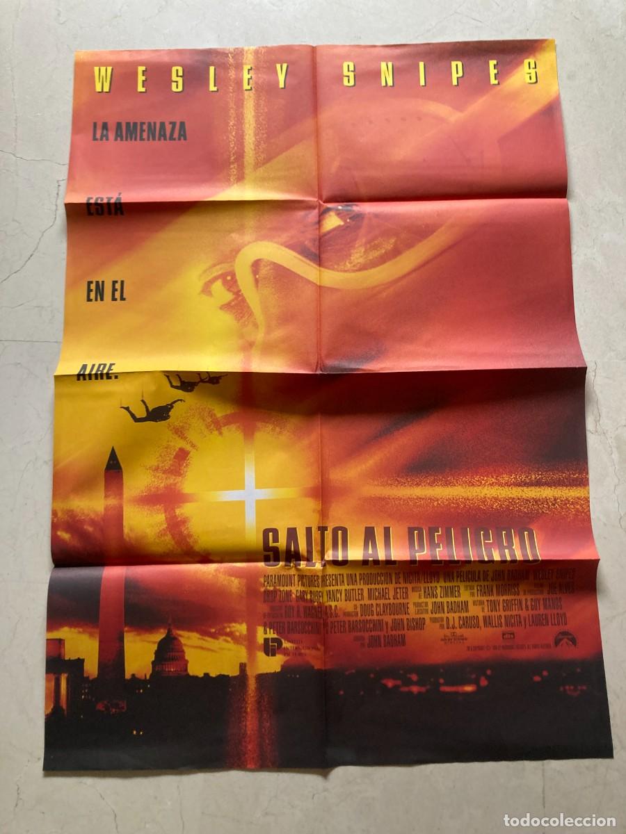 Cine: Cartel cine original SALTO AL PELIGRO (1994) 70x100 / John Badham - Wesley Snipes