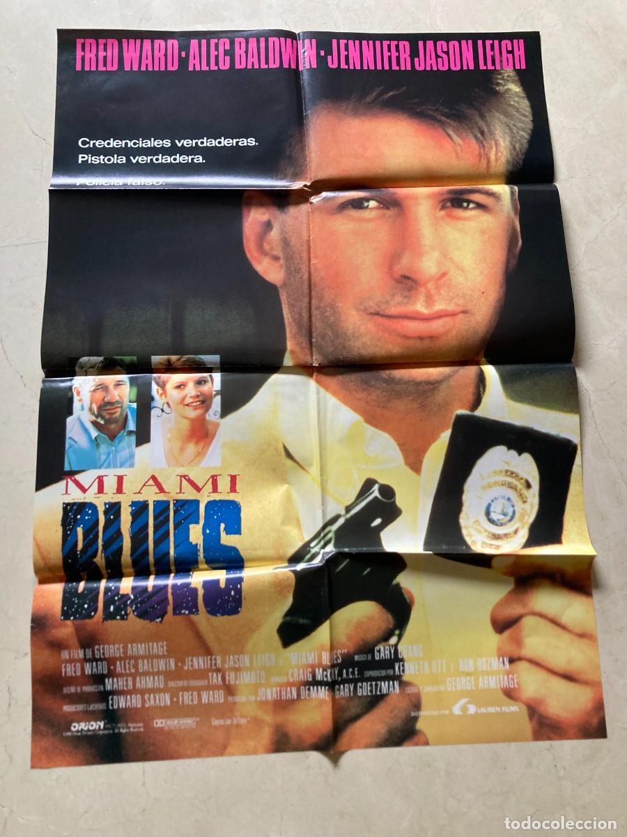 Cine: Cartel cine original MIAMI BLUES (1990) 70x100 / Alec Baldwin - Jennifer Jason Leigh