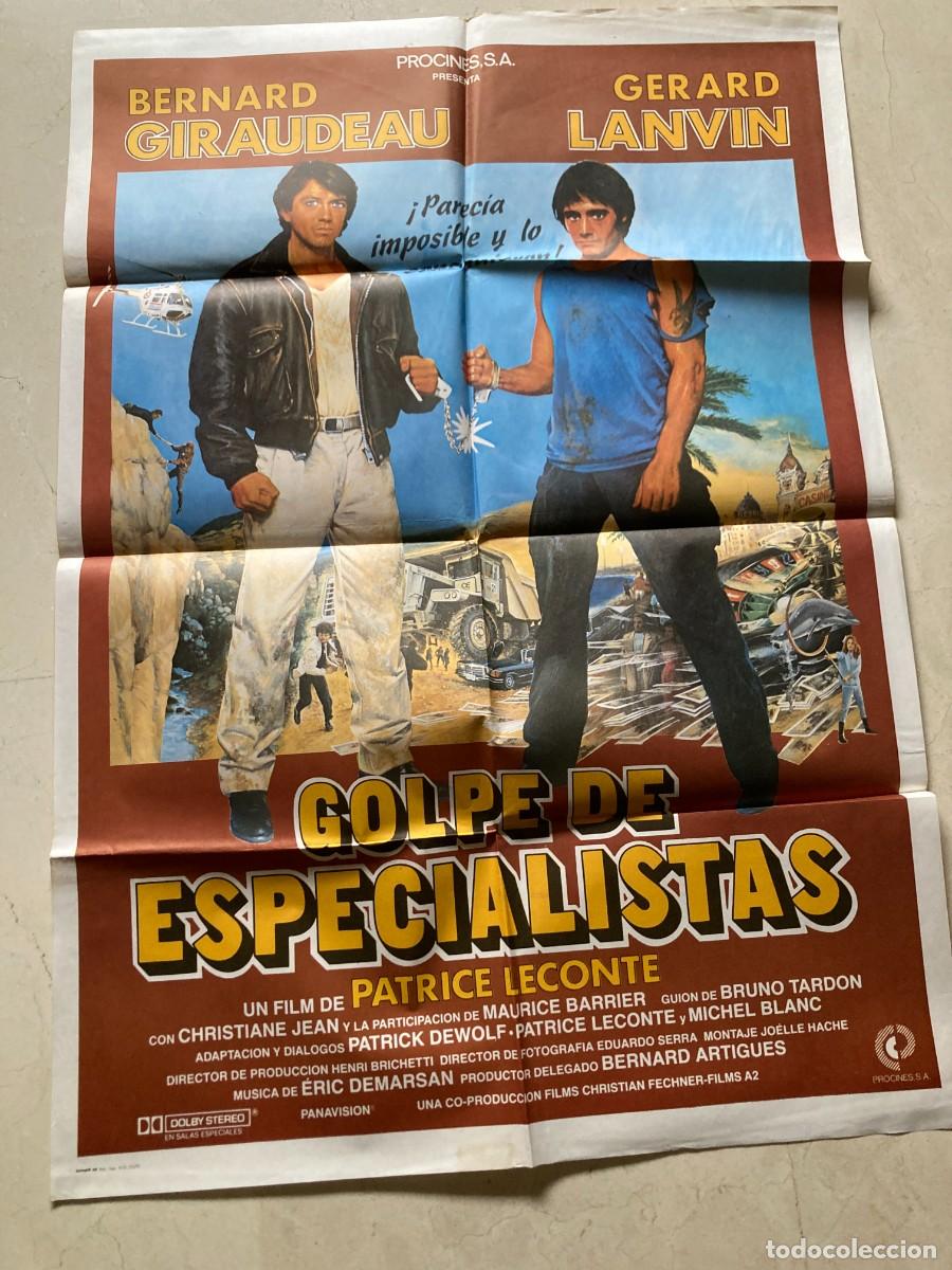 Cine: Cartel cine original GOLPE DE ESPECIALISTAS (1985) 70x100 / Patrice Leconte