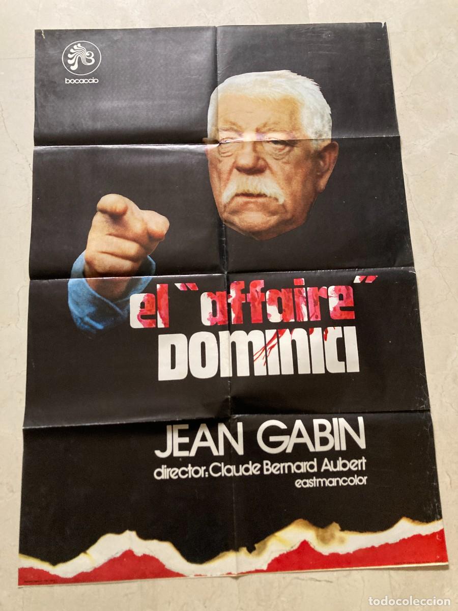 Cine: Cartel cine original EL AFFAIRE DOMINICI (1973) 70x100 / Jean Gabin - G&eacute;rard Depardieu