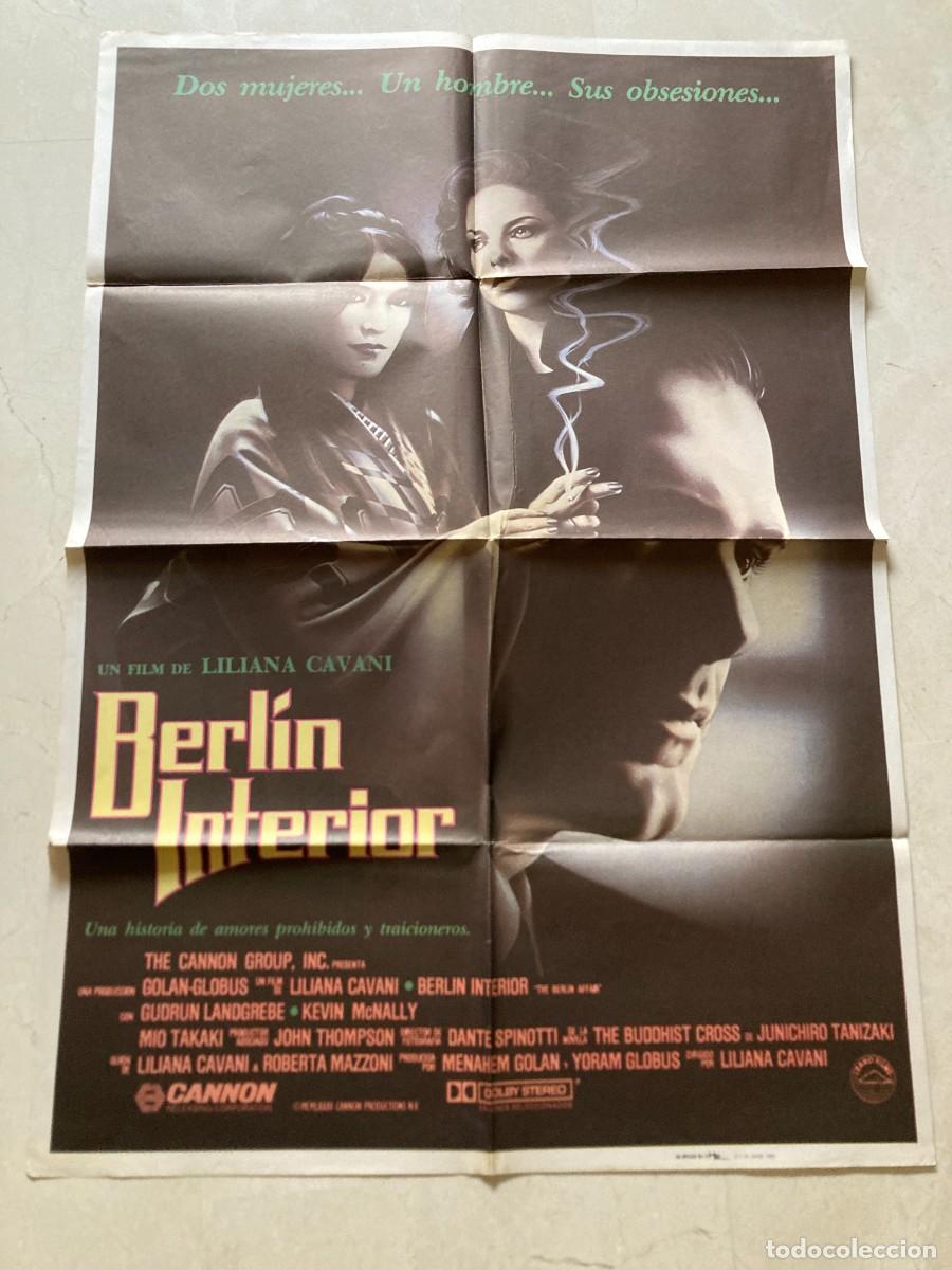 Cine: Cartel cine original BERLIN INTERIOR (1985) 70x100 / Liliana Cavani