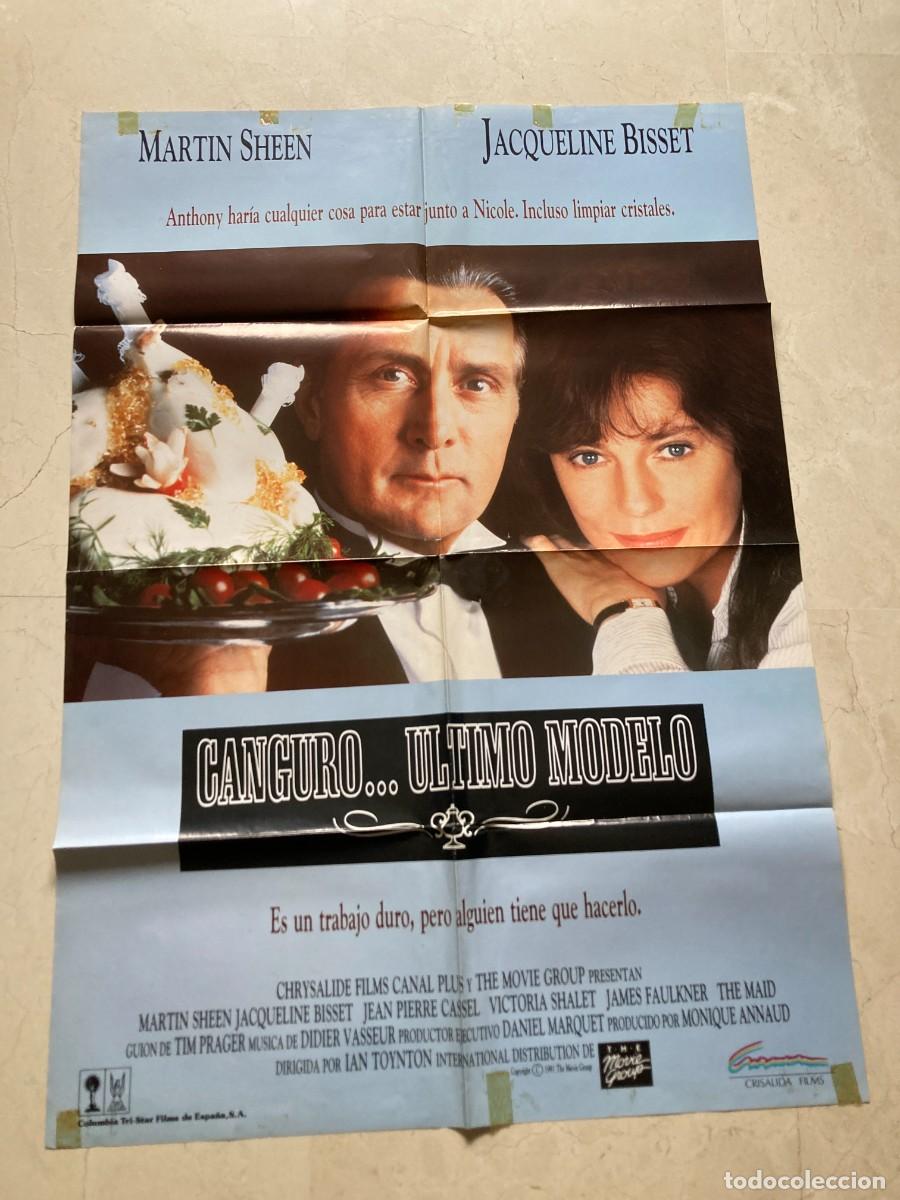 Cine: Cartel cine original CANGURO ULTIMO MODELO (1990) 70x100 / Martin Sheen - Jacqueline Bisset