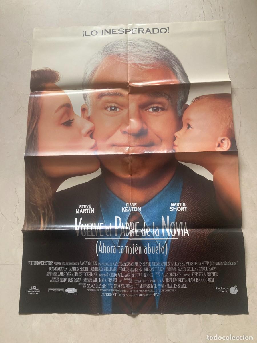 Cine: Cartel cine original VUELVE EL PADRE DE LA NOVIA (1995) 70x100 / Steve Martin