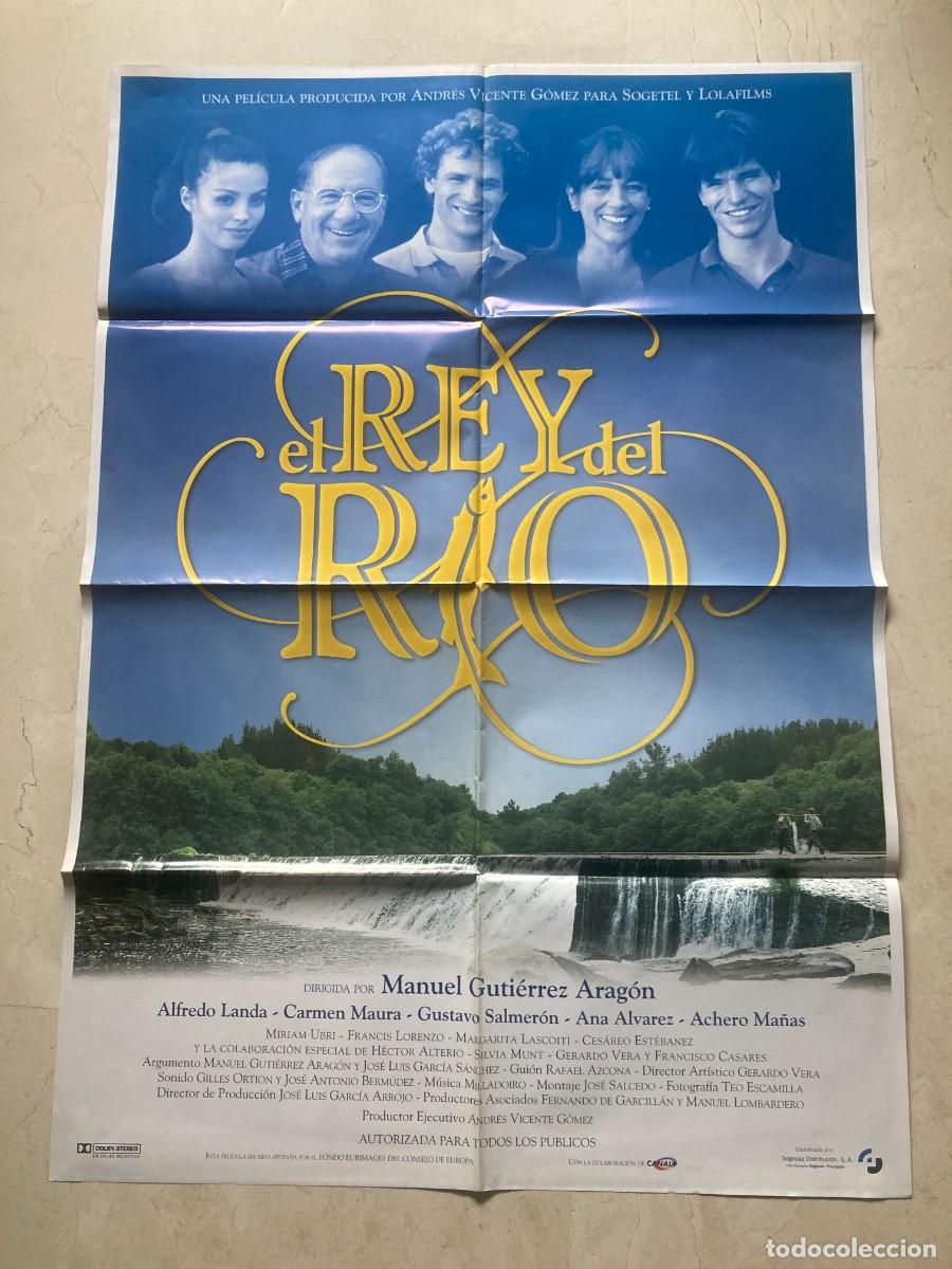 Cine: Cartel cine original EL REY DEL RIO (1995) 70x100 / Alfredo Landa - Carmen Maura
