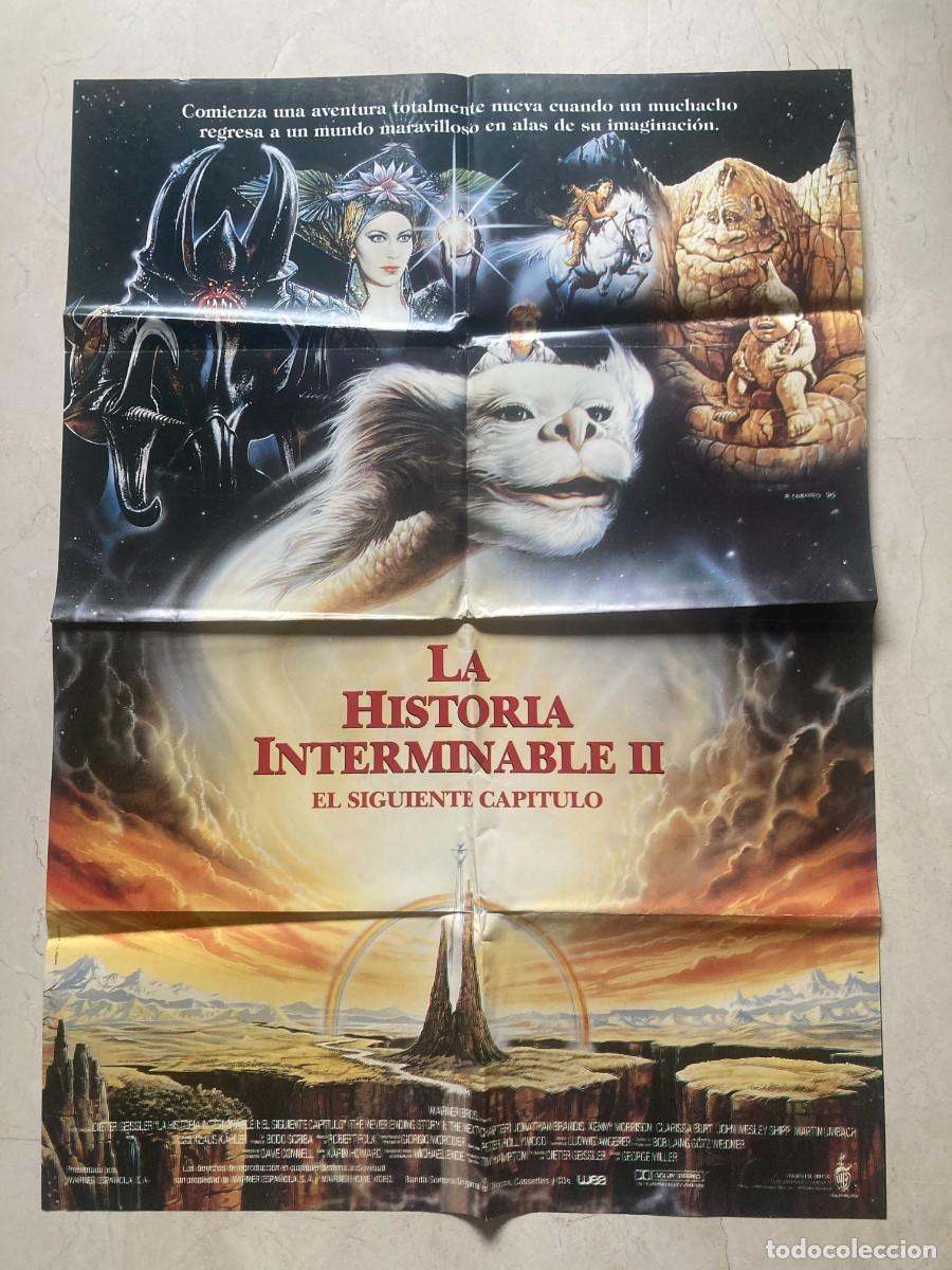 Cine: Cartel cine original LA HISTORIA INTERMINABLE II (1990) 70x100 / George T. Miller