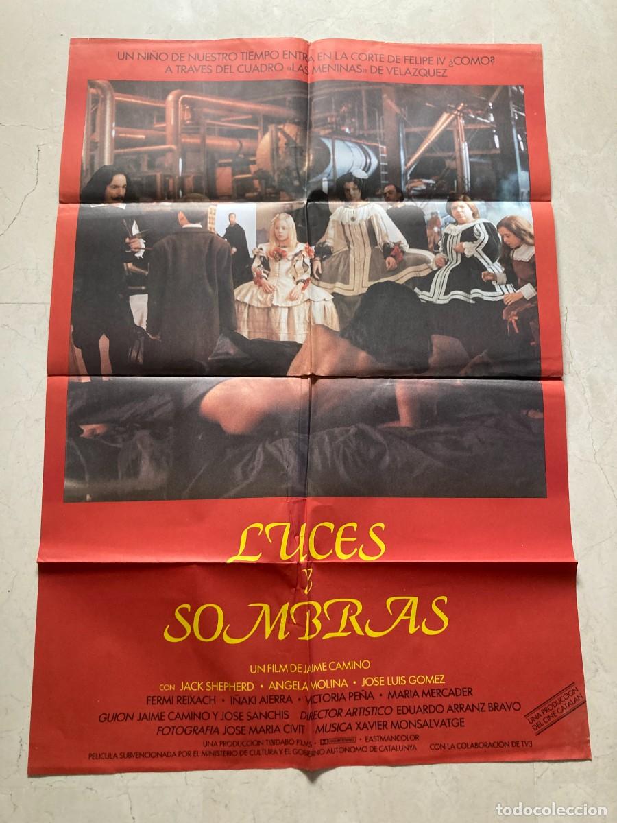 Cine: Cartel cine original LUCES Y SOMBRAS (1988) 70x100 / Jaime Camino - &Aacute;ngela Molina