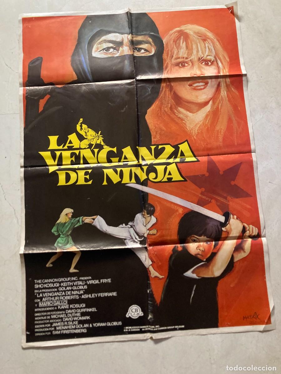Cine: Cartel cine original LA VENGANZA DE NINJA (1983) 70x100 / Sho Kosugi / MATAIX