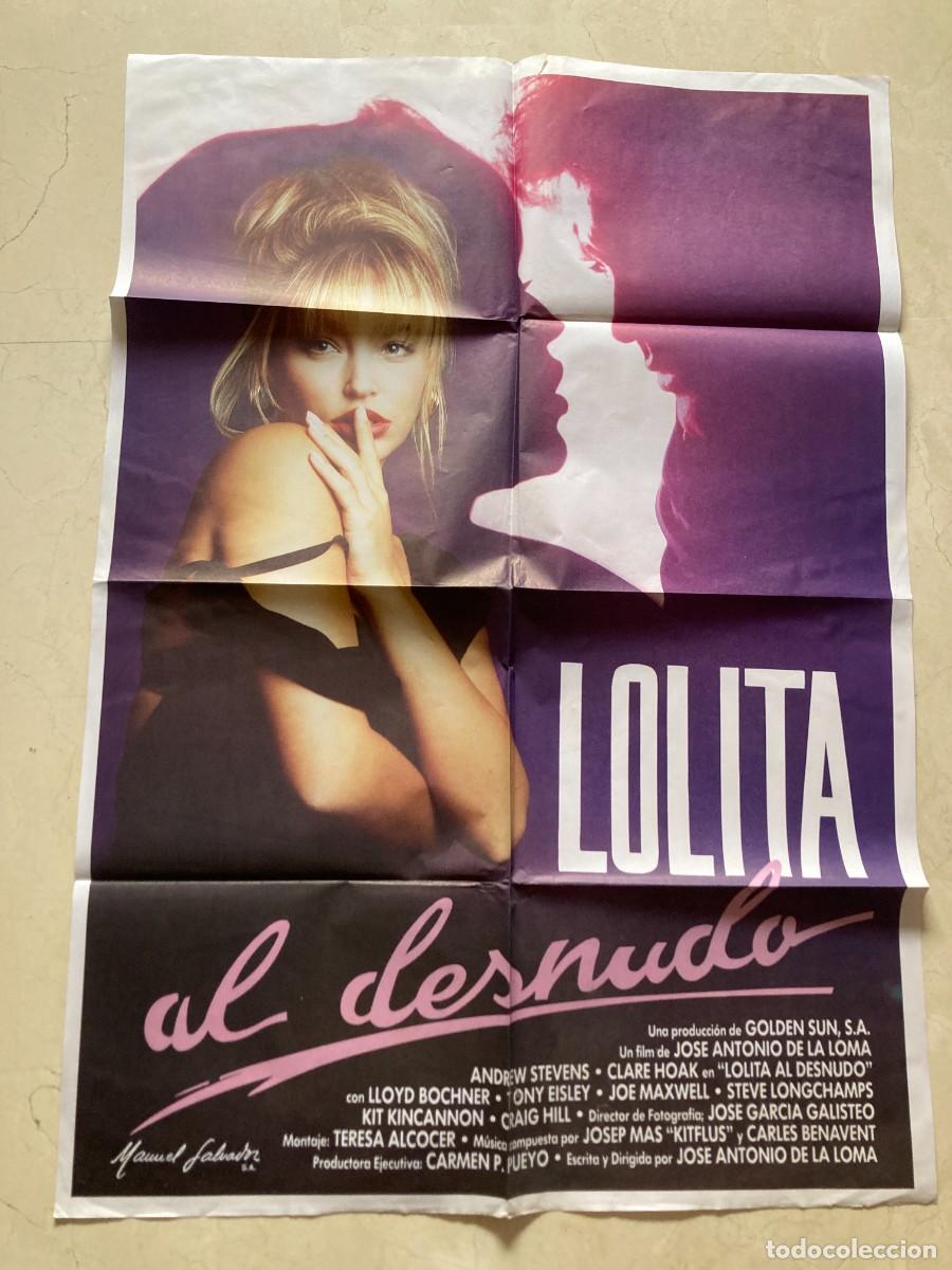 Cine: Cartel cine original LOLITA AL DESNUDO (1991) 70x100 / Jos&eacute; Antonio de la Loma
