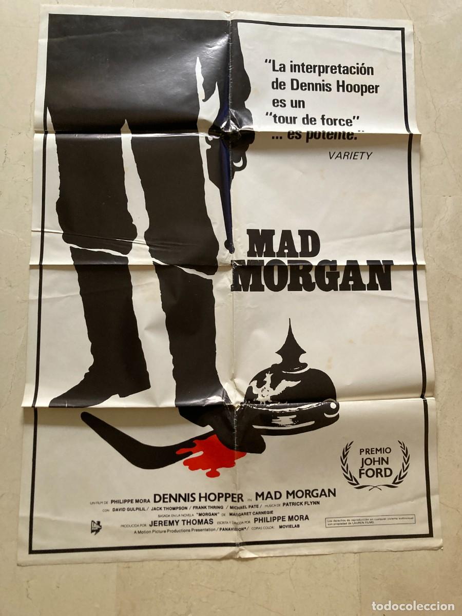 Cine: Cartel cine original MAD MORGAN (1976) 70x100 / Dennis Hopper - Jack Thompson