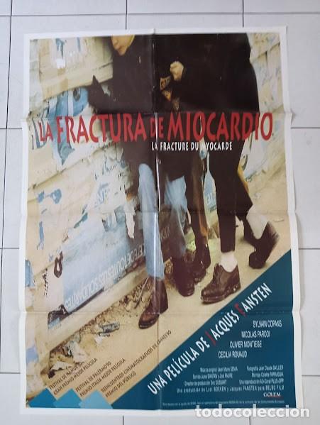 Cine: SMP 2181 LA FRACTURA DE MIOCARDIO JACQUES FANSTEN POSTER ORIGINAL 70X100 ESTRENO