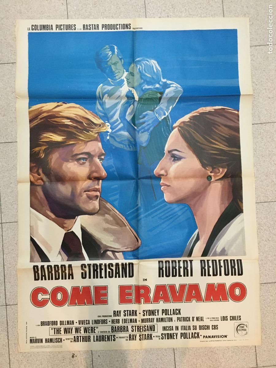 Cinema: ICJ 108 TAL COMO ERAMOS BARBRA STREISAND ROBERT REDFORD POSTER ORIGINAL 100X140 ITALIANO