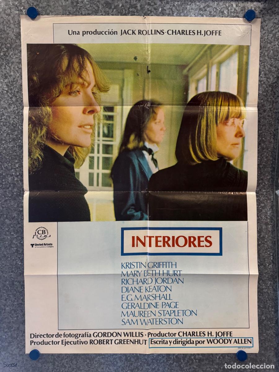 Cine: Interiores, Kristin Griffith, Woody Allen, A&ntilde;o 1977, POSTER ORIGINAL