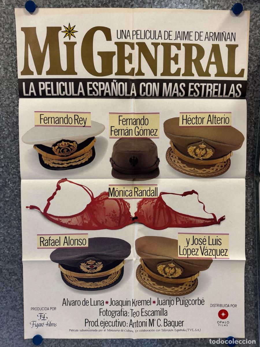 Cine: Mi general, Fernando Rey, Monica Randall, POSTER ORIGINAL