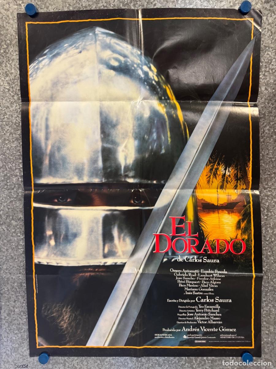 Cine: El dorado, Eusebio Poncela, Lambert Wilson, POSTER ORIGINAL