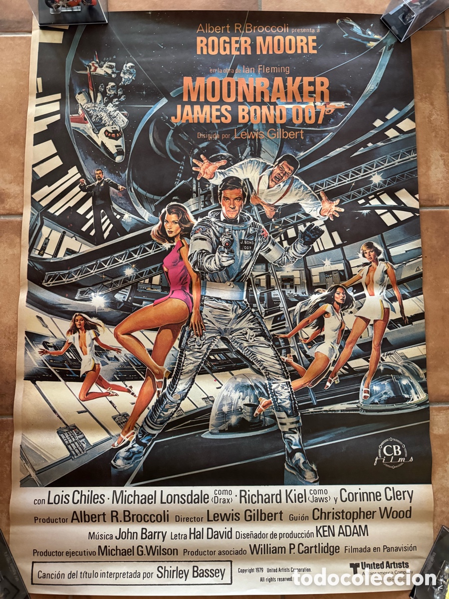 Cin&eacute;ma: MOONRAKER 1984 JAMES BOND 007 POSTER ORIGINAL 70 X 100