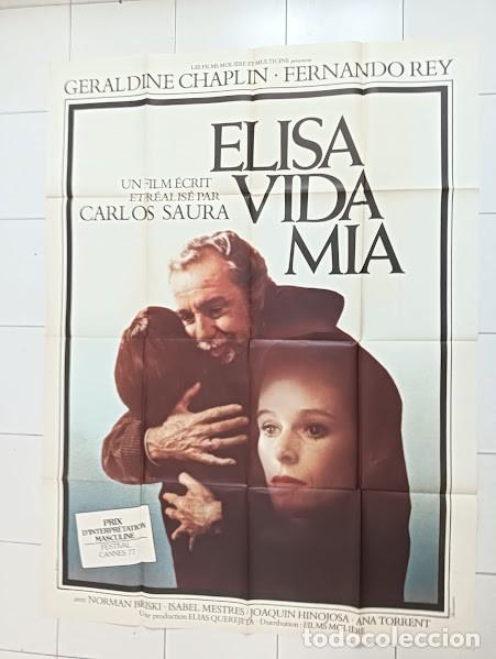 Cinema: EPX 0373 ELISA VIDA MIA CARLOS SAURA POSTER ORIGINAL FRANCES 120X160