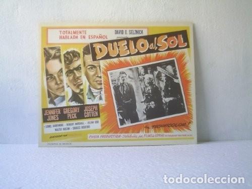 Cine: Folleto De Mano De La Pel&iacute;cula Duelo Al Sol Jennifer Jones Gregory Peck Joseph Cotten King Vidor1946