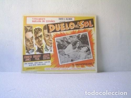 Cine: Folleto De Mano De La Pel&iacute;cula Duelo Al Sol Jennifer Jones Gregory Peck Joseph Cotten King Vidor1946