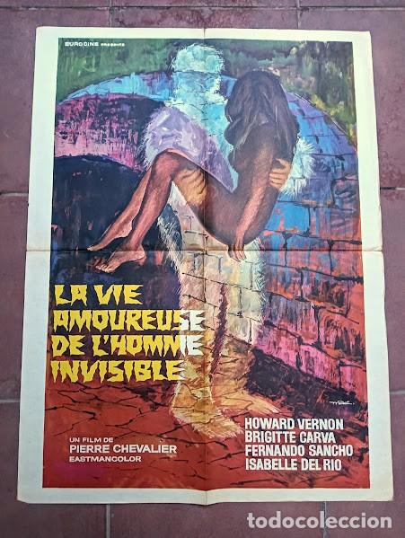 Cinema: EPX 0376 ORLOFF Y EL HOMBRE INVISIBLE HOWARD VERNON FERNANDO SANCHO POSTER MAC ORIG 60X80 FRANCES