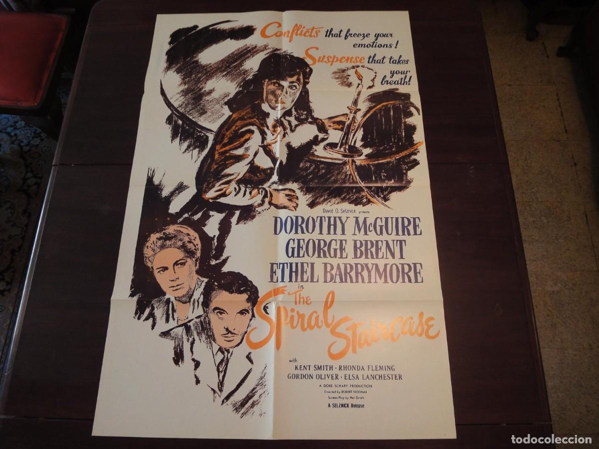 Cine: Poster Original RE-ESTRENO The Spiral Staircase La Escalera De Caracol Dorothy McGuire Selznick