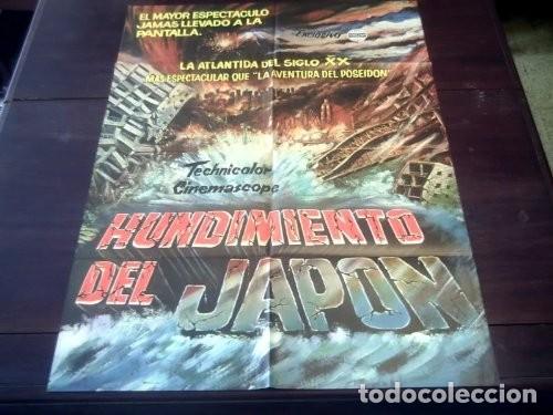 Cinema: Poster Original Colombiano Nippon Chinbotsu Submersion Of Japan Hundimiento Del Jap&oacute;n Moritani 1973