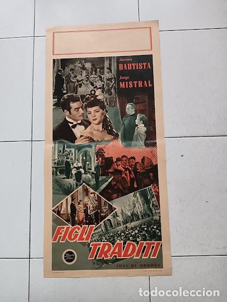 Cinema: EPX 0380 PEQUE&Ntilde;ECES AURORA BAUTISTA JORGE MISTRAL SARA MONTIEL POSTER ORIGINAL 33X70 ITALIANO