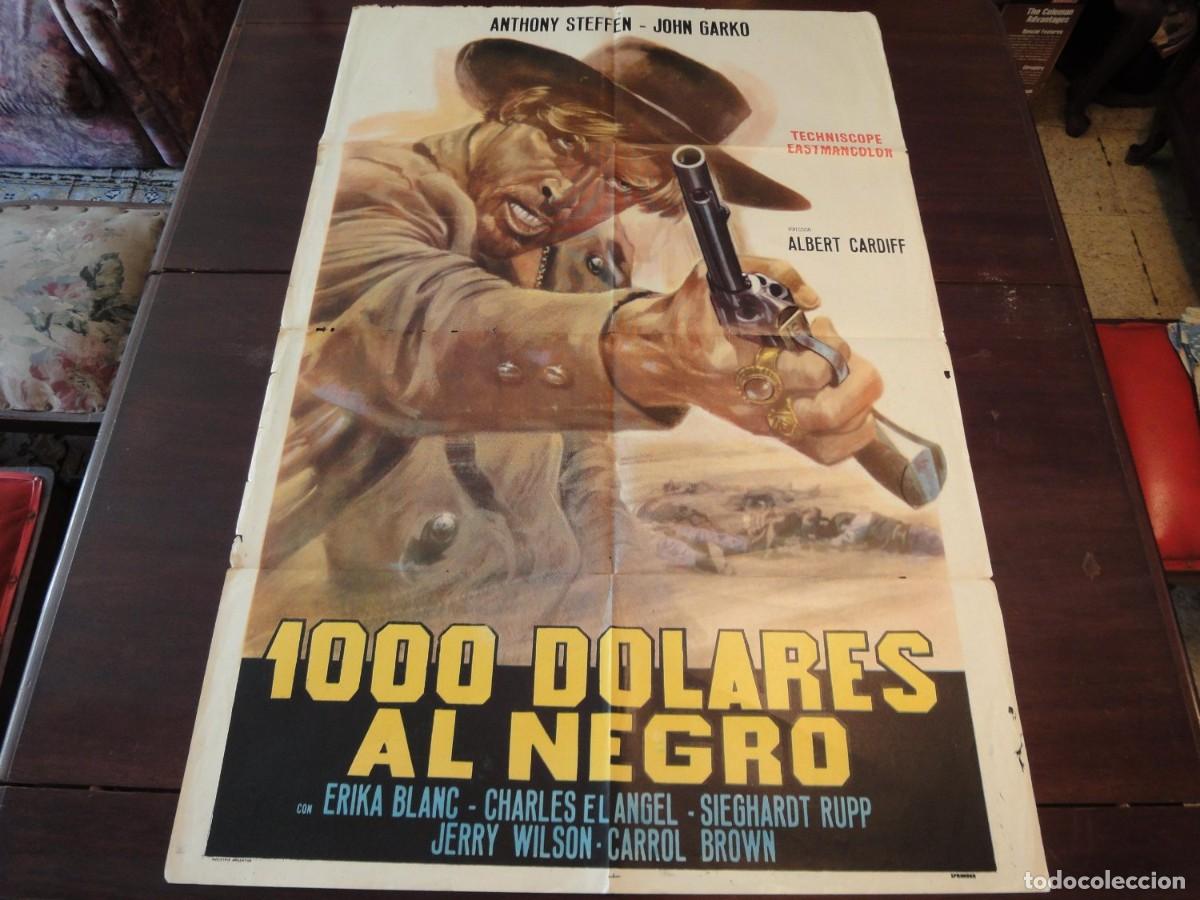 Cinema: Poster Orignal Argentino Mille Dollari Sul Nero Blood At Sundown Ba&ntilde;o De Sangre Al Salir El Sol 1966