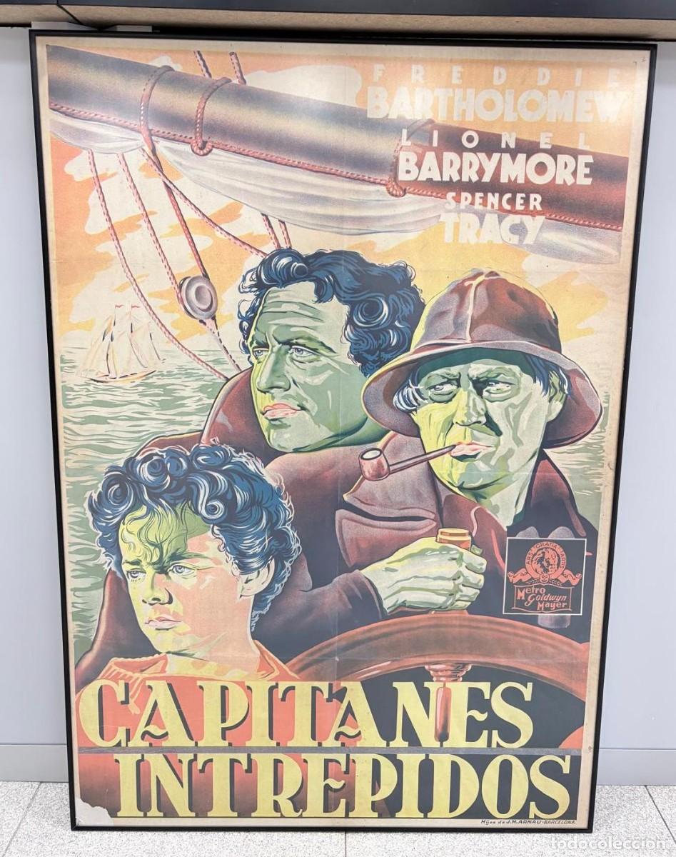 Cinema: CAPITANES INTR&Eacute;PIDOS. GRAN CARTEL CINEMATOGR&Aacute;FICO MGM. C. 1937