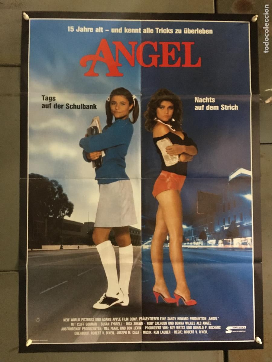 Cinema: AFC68 ANGEL DONNA WILKES SUSAN TYRRELL POSTER ORIGINAL ALEMAN 60X84