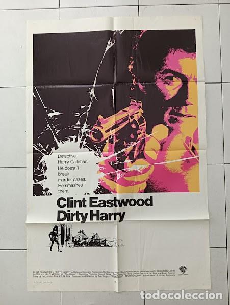 Cine: PJE 0326 HARRY EL SUCIO Dirty Harry CLINT EASTWOOD POSTER ORIGINAL 70X105 USA