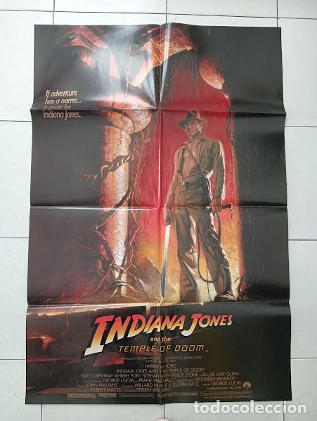 Cinema: PJE 0329 INDIANA JONES Y EL TEMPLO MALDITO STEVEN SPIELBERG HARRISON FORD POSTER ORIG 70X105 USA