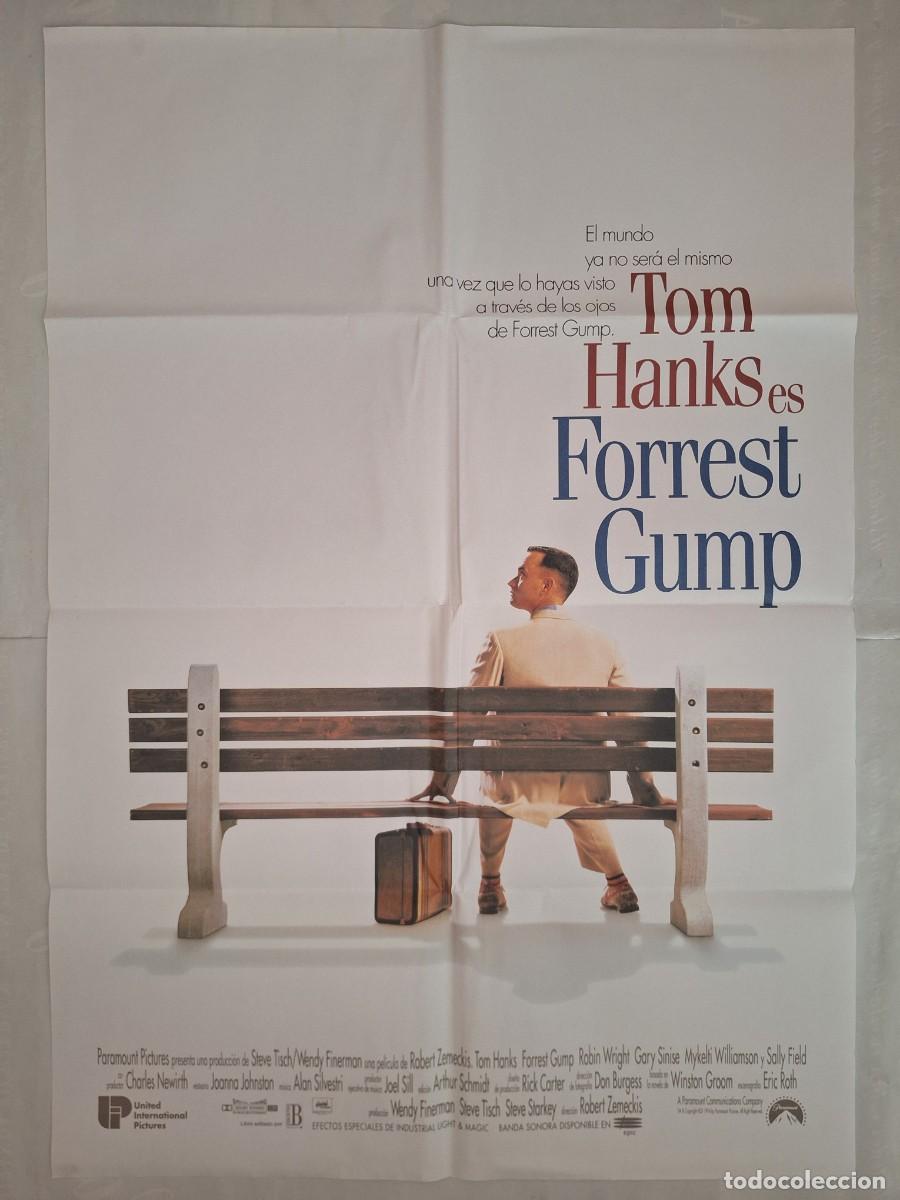 Cine: ANTIGUO CARTEL CINE FORREST GUMP TOM HANKS RV P-1853