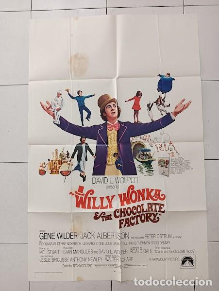 Cine: PJE 0336 UN MUNDO DE FANTASIA WILLY WONKA GENE WILDER POSTER ORIGINAL USA 70X105